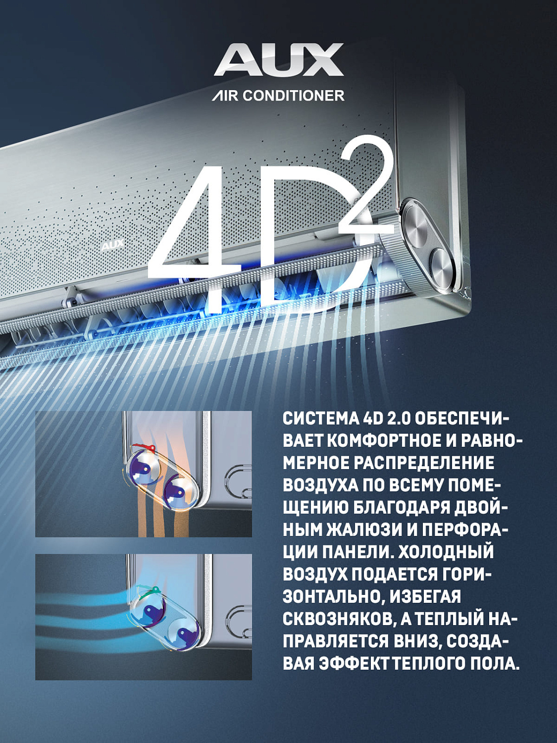 Настенный кондиционер AUX ASW-H09A4/AF-R2DI/AS-H09A4/AF-R2DI