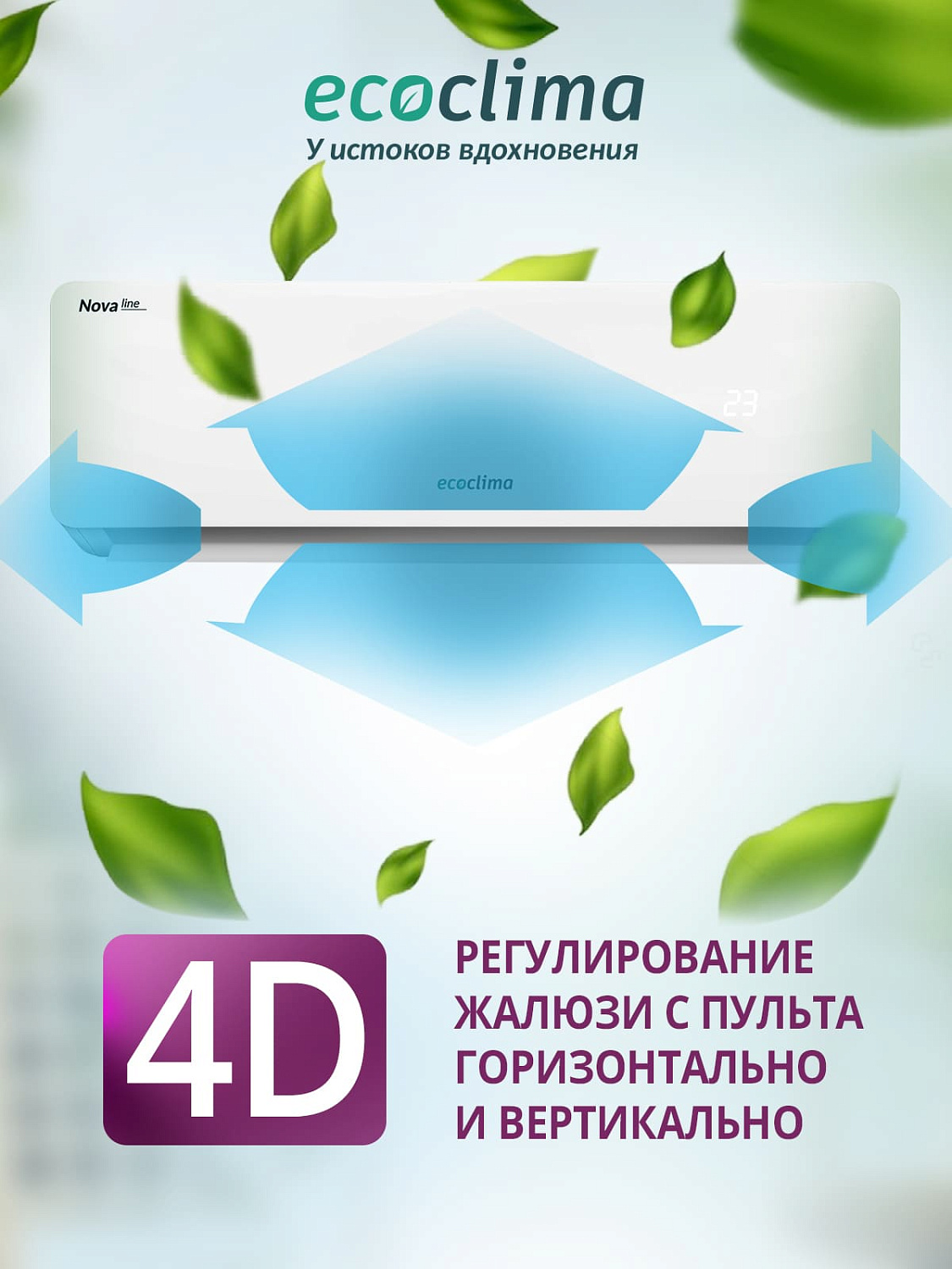 Настенный кондиционер Ecoclima ECW/I-CH12/AA-4R1/EC/I-CH12/A-4R1