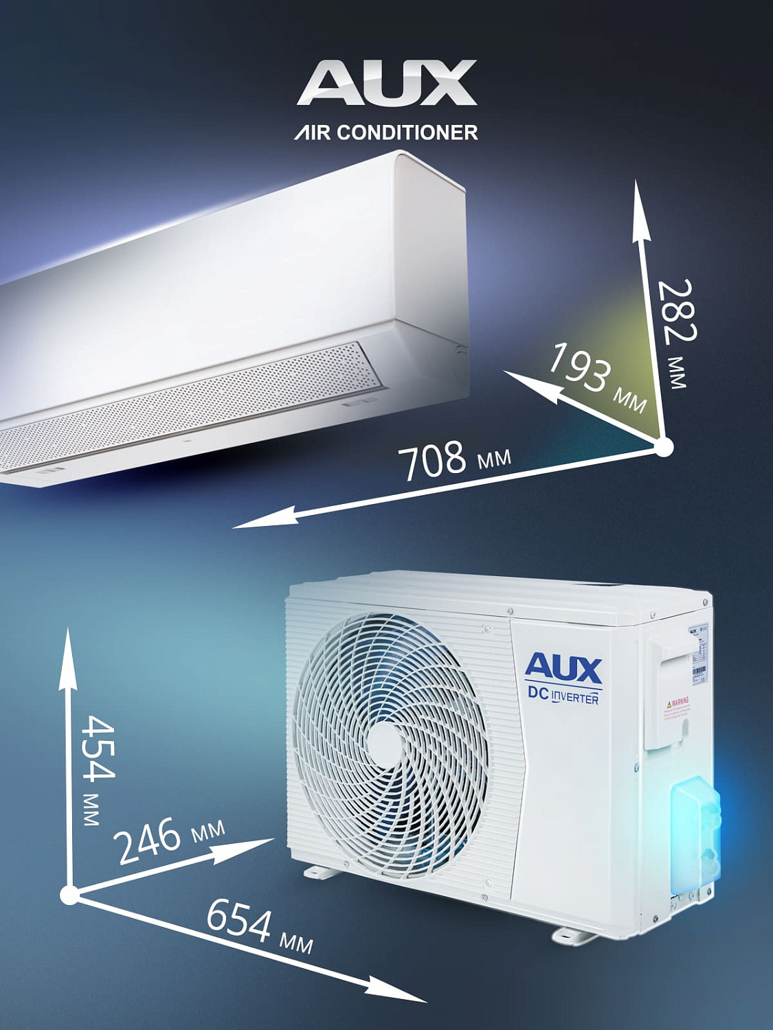 Настенный кондиционер AUX ASW-H07A4/BA-R2DI /AS-H07A4/BA-R2DI