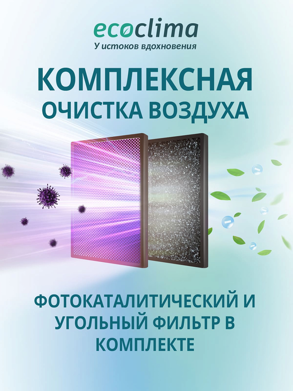 Настенный кондиционер Ecoclima ECW/I-HE07/BB-4R2 / EC/I-HE07/B-4R2