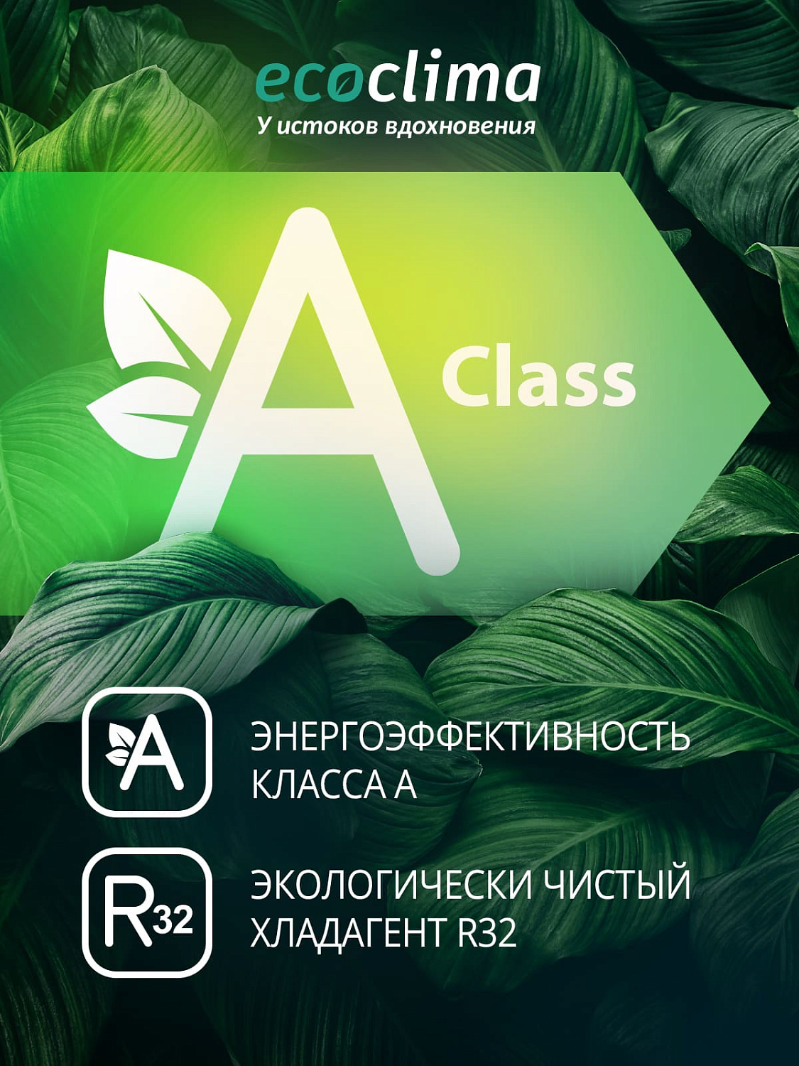 Настенный кондиционер Ecoclima ECW/I-HE07/BB-4R2 / EC/I-HE07/B-4R2