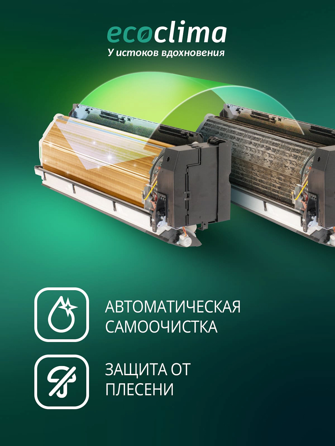 Настенный кондиционер Ecoclima ECW/I-HE07/BB-4R2 / EC/I-HE07/B-4R2