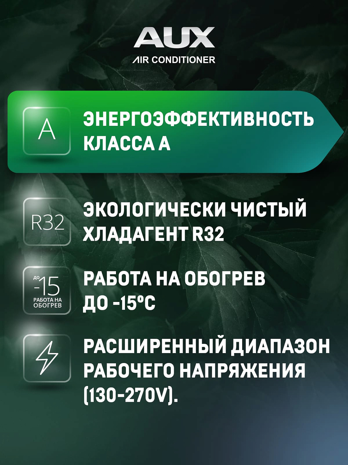 Настенный кондиционер AUX ASW-H07A4/BA-R2DI /AS-H07A4/BA-R2DI